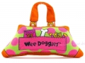 Hundespielzeug Tasche neon grün