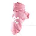 Bild 5 von Kapuzenpullover Rockabilly Skull rosa  / (Größe) XS - Rückenlänge ca. 19 cm