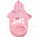 Bild 2 von Kapuzenpullover Rockabilly Skull rosa