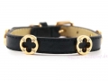 Halsband Lucky mit Strass in schwarz