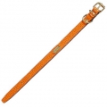 Lederhalsband La Cinopelca Fashion Colours orange