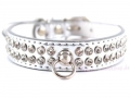 Halsband Diamant silber  / (Größe) S - Halsumfang ca. 20 bis 25 cm