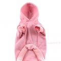 Bild 4 von Kapuzenpullover Rockabilly Skull rosa  / (Größe) XS - Rückenlänge ca. 19 cm
