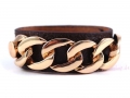 Armband Kette dunkelbraun