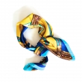 Bild 3 von Tuch Reiterstil blau-gelb