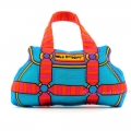 Hundespielzeug Tasche neon blau