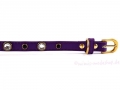 Bild 3 von Halsband Glamour violett  / (Größe) M - Halsumfang ca. 30,5 bis 35,5 cm