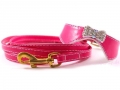 Halsband und Leine Gala pink