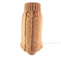 Strickpullover Karo caramel